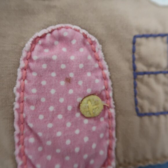 Baby Boden Gingerbread House Christmas Shirt 12-18M Blue Holiday - Picture 3 of 7